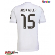 Camiseta Real Madrid Arda Guler #15 Primera Equipación 2025-26 manga corta
